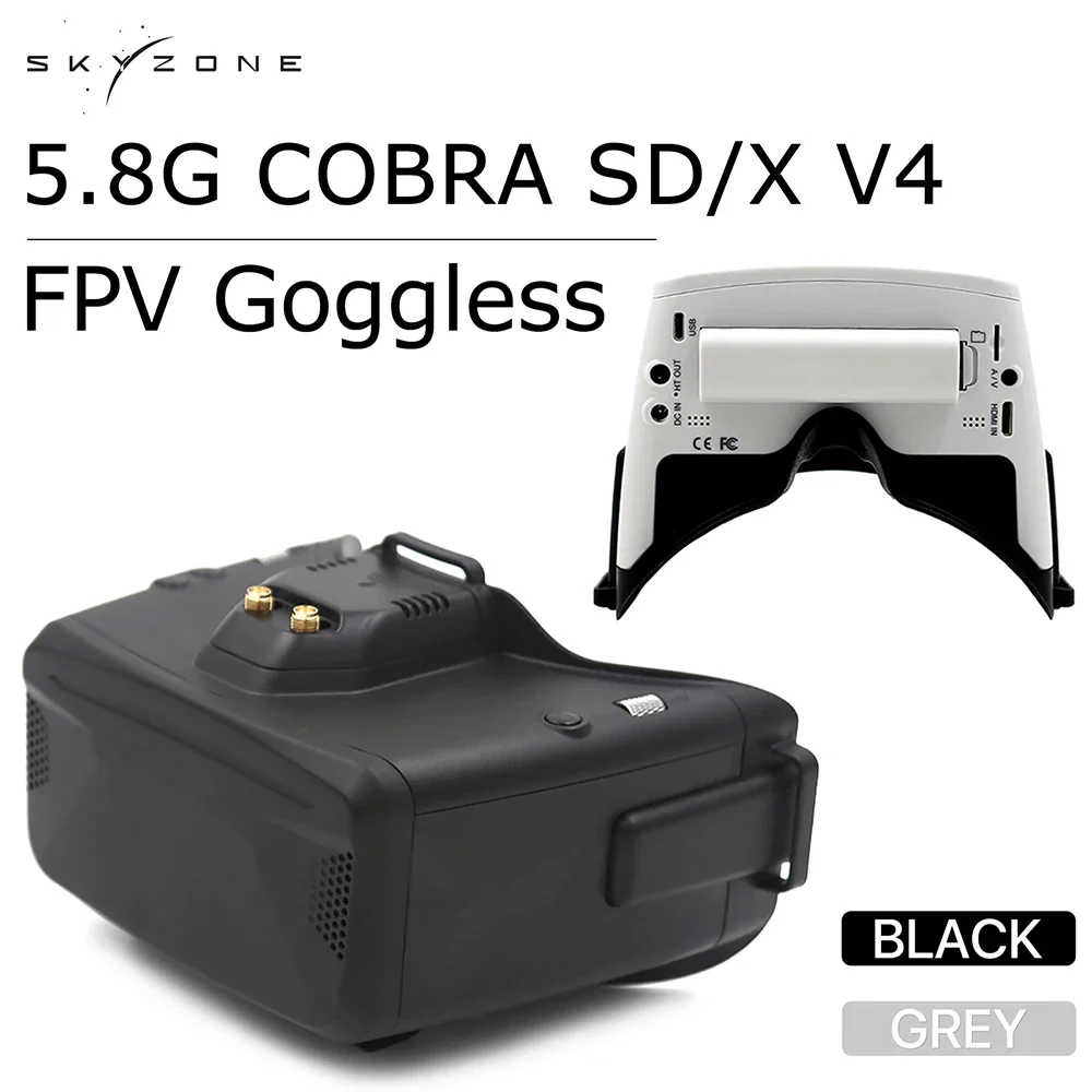 Skyzone 5,8G Cobra SD/X V4 FPV - Skyzone Sky04O Pro Fpv Goggles reseña y precio